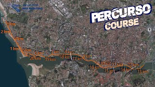 Hyundai Meia Maratona do Porto 2024  Percurso [upl. by Aliehs706]