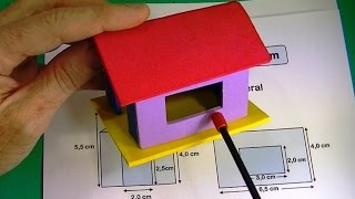 COMO FAZER AS CASAS DA MAQUETE EÓLICA [upl. by Eerbua]