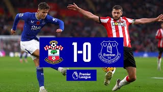 SOUTHAMPTON 10 EVERTON  Premier League highlights [upl. by Marchese622]