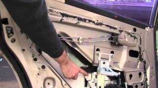 How to push up a stuck automatic window that only goes down replace motor [upl. by Norat]