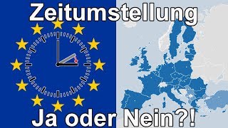 Zeitumstellung behalten oder abschaffen Die EU fragt uns Bürger [upl. by Auqinihs]