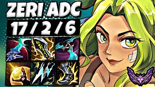 Zeri vs Ezreal ADC  TripleKill  Patch 1419 Korea Master ✅ [upl. by Akinal]