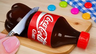 Yummy COLA Jelly Bottle Tutorial  Satisfying Mini Honey Jelly Hacks [upl. by Aihsal]