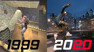 Evolution of Tony Hawks Games 1999 2020 [upl. by Saraann838]