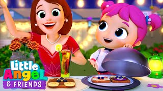 Mix  Jills Princess Cafe Dinner Song  Little Angel And Friends Kid Songs [upl. by Boys595]