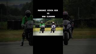 Kawasaki Ninja H2R vs Bmw S1000rr Drag race❗shorts h2r bmws1000rr [upl. by Brittni419]