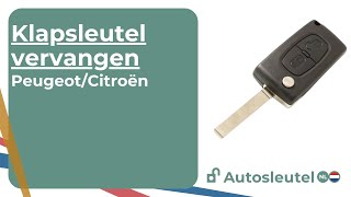 Elektronica vervangen klapsleutels Peugeot en Citroën  Autosleutelnl [upl. by Rosalynd]