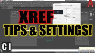 AutoCAD XREF Tips amp Settings Overlay vs Attach  More  External References  2 Minute Tuesday [upl. by Aleihs]