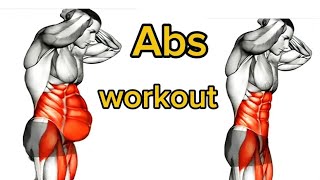 Abs standing workouts for flat belly burn belly fatflat belly workout [upl. by Halilahk848]