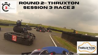 Thruxton Kart Center  310ths championship Round 2  Race 2 Group B 220423 [upl. by Noslrac]