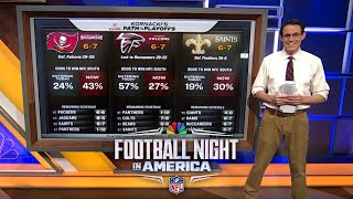 NFL playoff picture Steve Kornacki breaks down postseason races in Week 14  FNIA  NFL on NBC [upl. by Hoover]