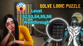 100 Doors escape from prison  level 5253545556  walkthrough [upl. by Odrareve]