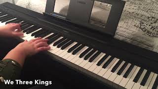 We Three Kings piano [upl. by Nwad]