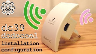 Dodocool N300 WiFi Extender • Unboxing Installation Configuration Test [upl. by Regdor]