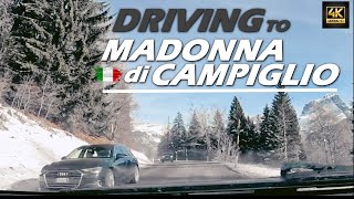 Driving in Dolomiti landscape to Madonna di Campiglio IT 4K60FPS [upl. by Isteb458]