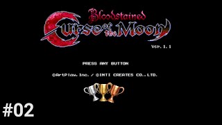 Bloodstained Curse of the Moon 02 GUIA DE TROFÉUS [upl. by Hazeghi]