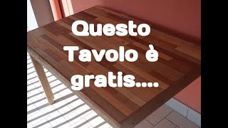 FAI DA TE  DIY  Come Costruire un TAVOLO PIEGHEVOLE A PARETE [upl. by Valaria]