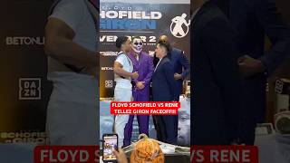 FLOYD SCHOFIELD VS RENE TELLEZ GIRON FACEOFF [upl. by Whitnell]