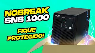 Nobreak Senoidal Intelbras SNB 1000VA Bivolt  Unboxing e Impressões [upl. by Kent]