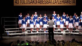 Tomás Garbizu Üasayan xexenak  Loboc Childrens Choir Philippines [upl. by Hsejar888]