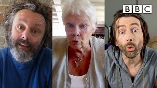 Judi Dench puts David Tennant and Michael Sheen in their place  Staged  BBC [upl. by Noby]