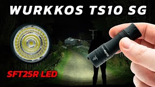 Wurkkos TS10 SG Review SFT25R LED Thrower Version [upl. by Naillik300]