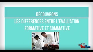 Les différences entre lévaluation formative et lévaluation sommative [upl. by Cloe]