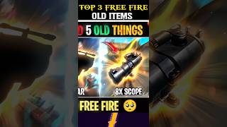 Top 3 Free Fire Old Items 🤯❣️ shorts freefire freefireshorts oldffmemories oldfreefire2017 [upl. by Amadeo175]