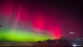 Northern Lights at Seasalter Whitstable Kent  10th October 2024 [upl. by Attenwad]