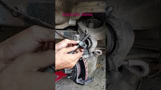 Front wheel Brake caliper piston Compress Tips shortvideo [upl. by Gomer]