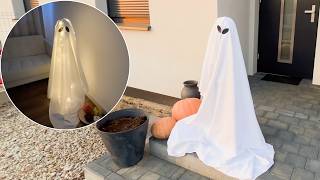 DIY HalloweenGeistdeko – Einfach und günstig selber machen [upl. by Seymour]