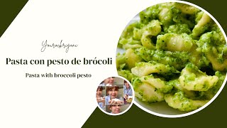 Pasta con pesto de Brócoli y parmesano en solo 20 minutos [upl. by Htebasyle]