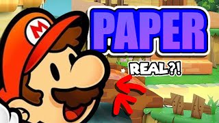 Its Mario And Hes PAPER [upl. by Latsirhc]