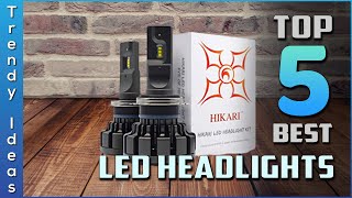 Top 5 Best Led Headlights Review in 2023 [upl. by Newbold]