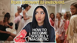 HOW TO MASTER SOCIAL CONFIDENCE  talk to anyone develop extroverted traits and become magnetic [upl. by Enait343]