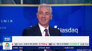 Bill Ackman Trump is the only candidate thats talked about accelerating the growth of the country [upl. by Ahsirhcal187]