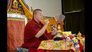 HH Khyentse Yangsi Rinpoche giving teaching on the occasion of Buddha Jayanti at BCCUKin English [upl. by Androw]