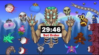 WR Terraria All Bosses defeated in 2946 Seeded Glitched Set Order [upl. by Oconnor]