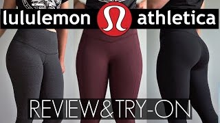 Legging Review amp TryOn Lululemon  Wunder Under Hight Time All The Right Places Leggings [upl. by Modern]