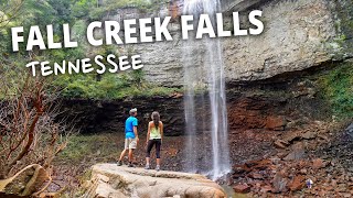 INCREDIBLE WATERFALLS at Fall Creek Falls State Park Tennessee [upl. by Nosaes299]