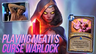 Trying Out Meatis 1 Curse Warlock  Voyage To The Sunken City  Hearthstone Standard  Savjz [upl. by Skipton279]