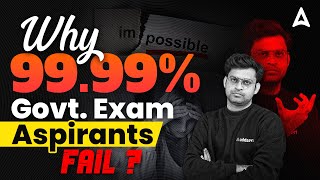 Why 9999 Govt Exam Aspirants Fail  By Navneet Tiwari [upl. by Loos]