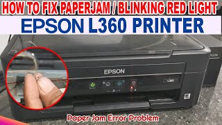 EPSON L130 Printer Paper Jam or Light UPDown Problem [upl. by Annaeel700]