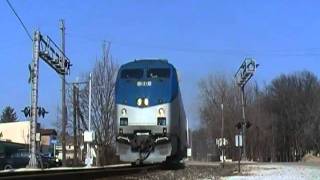 TRRS 24 Porter Junction Westbound Amtrak Wolverine [upl. by Milde]