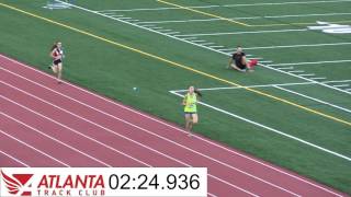 2017 Wingfoot Mile Middle School Girls [upl. by Merth43]