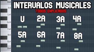 INTERVALOS MUSICALES  Teoría Musical en FL Studio  Aprende todos en 10 minutos   AngelMind [upl. by Brose]