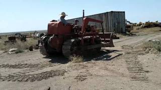 EARLY TD9 CRAWLER DOZER TEST DRIVE [upl. by Nonna]