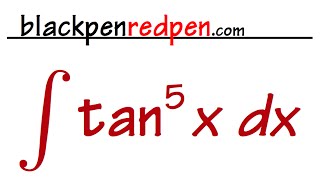 Integral of tan5x [upl. by Eiramlatsyrk603]