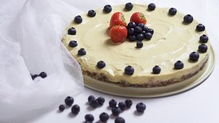 RECEPT  Vegan mangový cheesecake [upl. by Eibber]