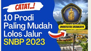 10 Jurusan Sepi Peminat di UB Universitas Brawijaya Gampang Lolos Jalur SNBP [upl. by Lander488]